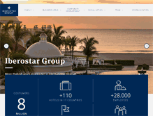 Tablet Screenshot of grupoiberostar.com